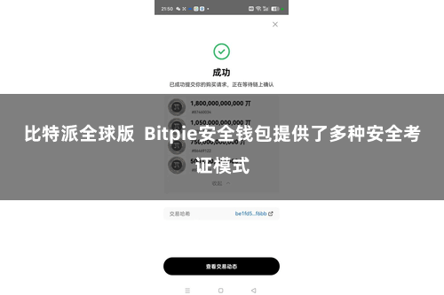 比特派全球版  Bitpie安全钱包提供了多种安全考证模式