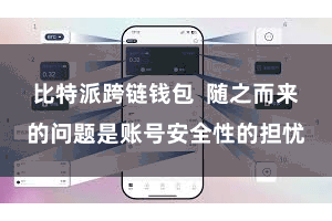 比特派跨链钱包  随之而来的问题是账号安全性的担忧