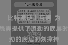 比特派链上互通  为Web3愚弄提供了遒劲的底层时刻撑持