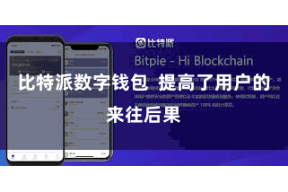 比特派数字钱包  提高了用户的来往后果