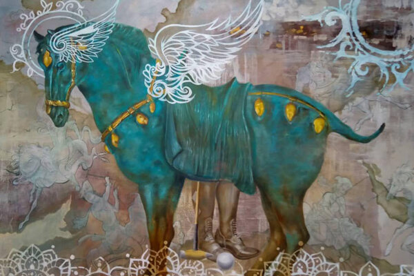 تماشای نقاشی‌های جدید ماهیار چرمچی در گالری ثالث