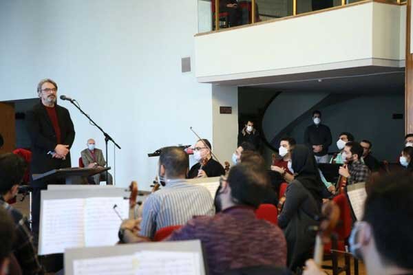 حسین علیزاده از تمرین ارکستر ملی ایران بازدید کرد